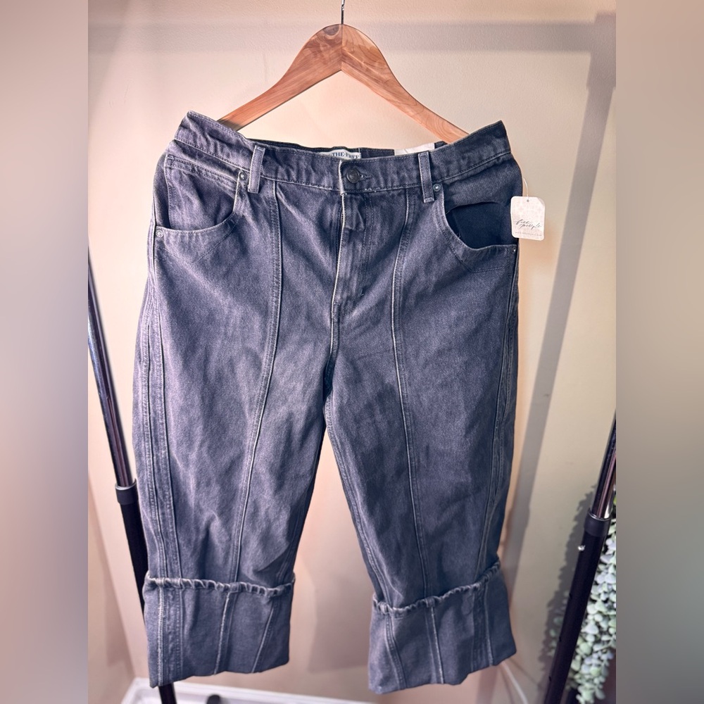 Free People Oslen Barrel Cuff Jeans